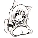 titties and cats tattoo design idea