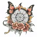 224 today tomorrow forever tattoo design idea
