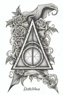 Deathly Hallows tattoo design idea