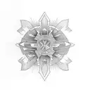 last name tattoo design idea