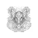 last name tattoo design idea