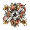 southern cross tattoo design idea