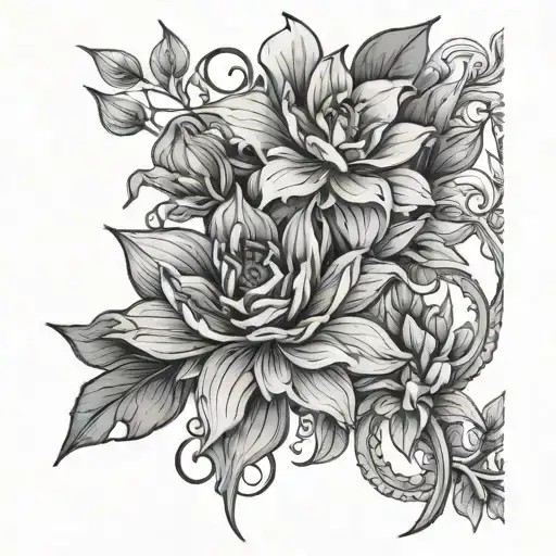 growth  tattoo design idea