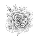 flores  tattoo design idea