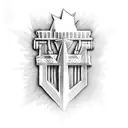 Statue of Liberty and liberty bell tattoo design idea