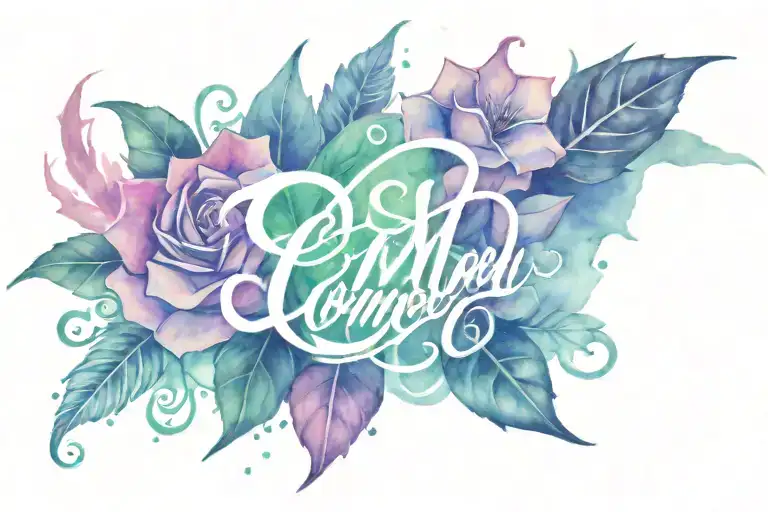 cash money team logo tattoo design idea