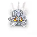 Engine combustion with pistons tattoo design idea