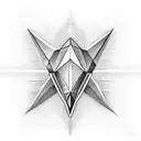 silver paper plane tattoo design idea