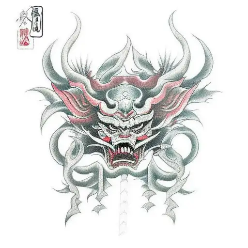 more demon parade tattoo design idea