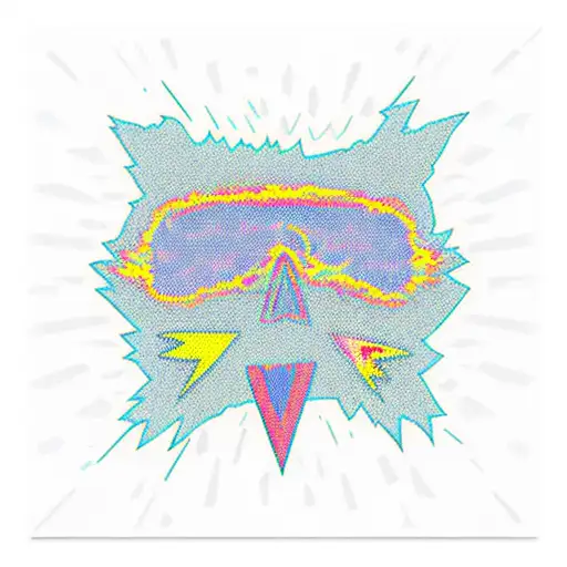 comfort kills quote in Lightning bolt tattoo design idea