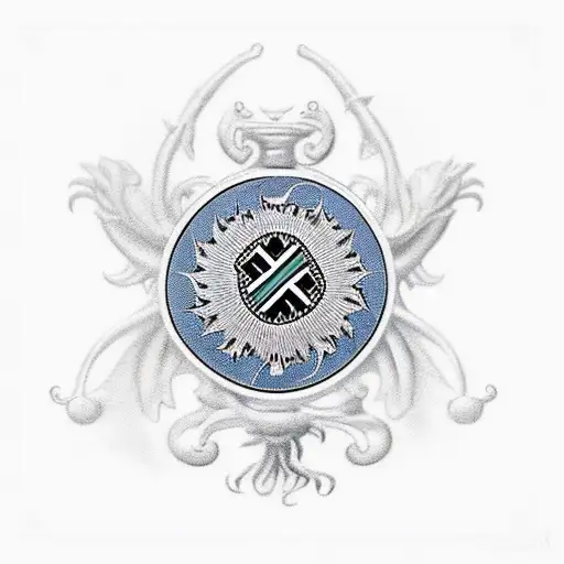 german flag tattoo design idea