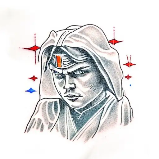 star wars anakin skywalker tattoo design idea