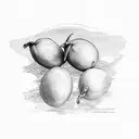 mangoes  tattoo design idea