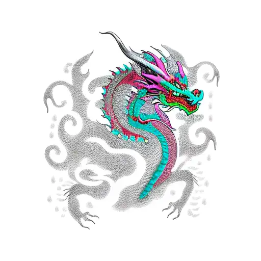 dragon zeus tattoo design idea