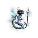 dragon zeus tattoo design idea