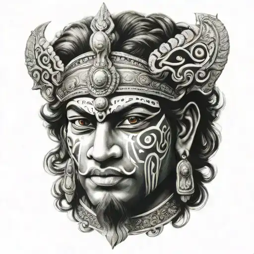 suryaputra karna tattoo design idea