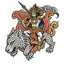 suryaputra karna tattoo design idea