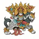 suryaputra karna tattoo design idea
