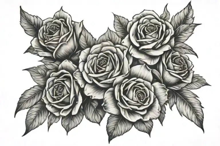 memorial tattoo for four people tattoo design idea