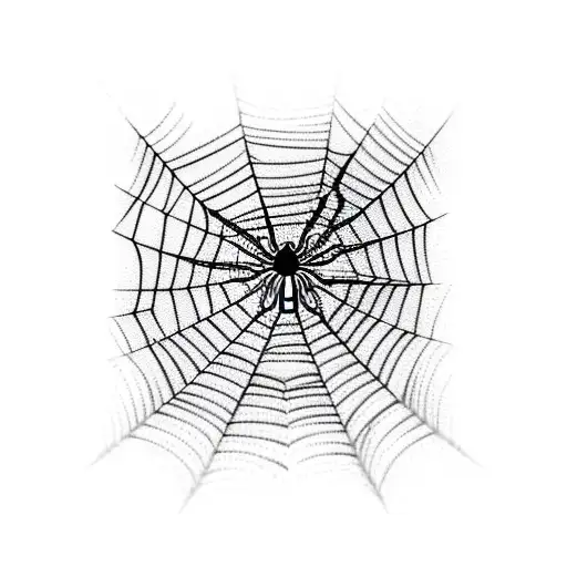 vine-like spider web from shoulder down arm tattoo design idea