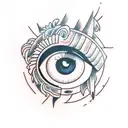 sasukes eye tattoo design idea