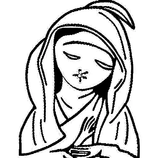 virgen de la caridad del cobre pequeña tattoo design idea