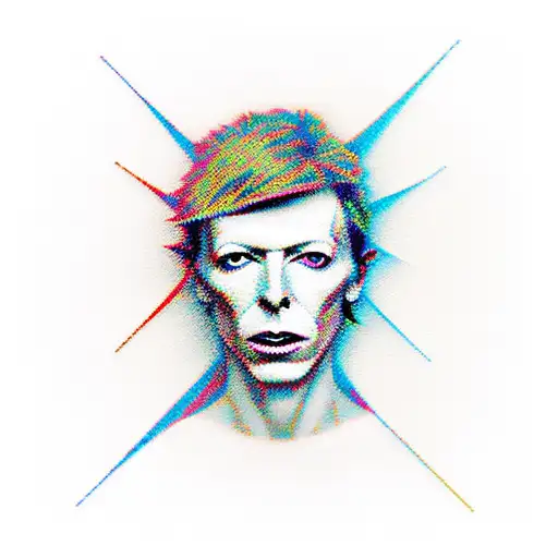 elliott smith, radiohead, david bowie tattoo design idea