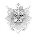 cavalier échec nombre d'or tattoo design idea