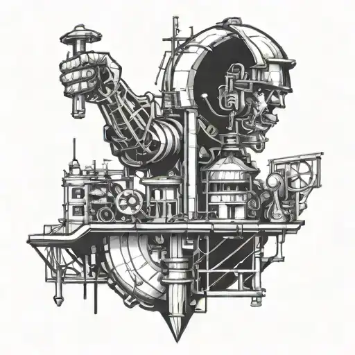 Civil Engineering tattoo design idea