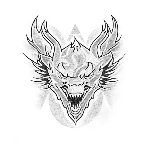 west Virginia with flames tattoo design idea