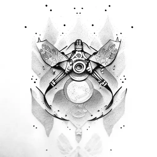 4 5 6 dive roll  tattoo design idea