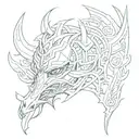 neo tribal tokito muichiro tattoo design idea