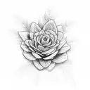 Heather plant tattoo design idea