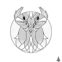 geese tattoo design idea