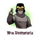 gorilla warrior  tattoo design idea