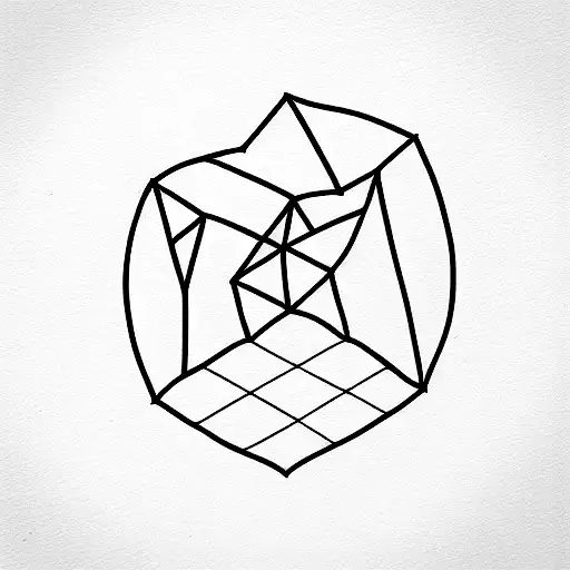 father and child looking at Orion constellation  tattoo design idea