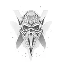 fighter jet tattoo design idea