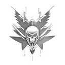 fighter jet tattoo design idea