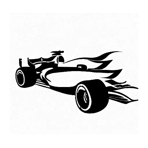 Amazon.com : 4 x 'Red F1 Race Car' Temporary Tattoos (TO00046723) : Beauty  & Personal Care