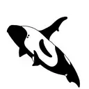 killer whale tattoo design idea