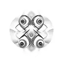 medium thigh, tattoo, Polynesian for women tattoo design idea