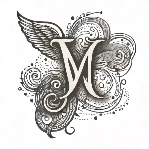 A minimalist design of Yahweh's name in a stylized font with a subtle cross incorporated tattoo design idea