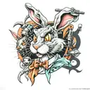 bugs bunny tattoo design idea