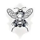 Honey Bee tattoo design idea