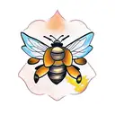 Honey Bee tattoo design idea