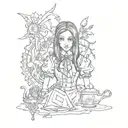 alice madness returns tattoo design idea
