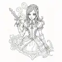alice madness returns tattoo design idea