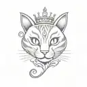 A tattoo combining elements of Alice in Wonderland and Alice Madness Returns, such as the Cheshire Cat and the Queen of Hearts tattoo design idea