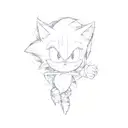 sonic the hedgehog tattoo design idea