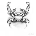 crab rangoon tattoo design idea